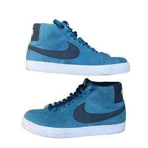 RARE 2011 Nike Blazer SB Charcoal RiftBlue Classic Size 10